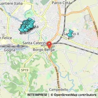 Mappa Via dello Stadio, 36100 Vicenza VI, Italia (1.2945)