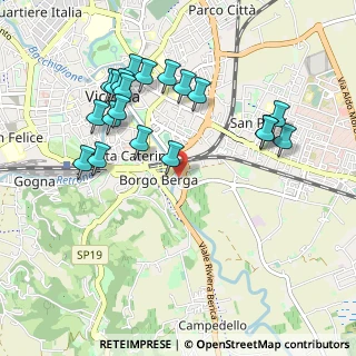 Mappa Via Leone Leoni, 36100 Vicenza VI, Italia (1.016)