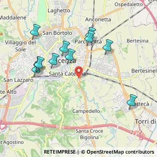 Mappa Via dello Stadio, 36100 Vicenza VI, Italia (2.12727)