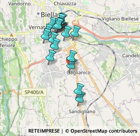 Mappa Via Carso, 13894 Gaglianico BI, Italia (1.7425)