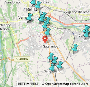 Mappa Via Carso, 13894 Gaglianico BI, Italia (2.4025)