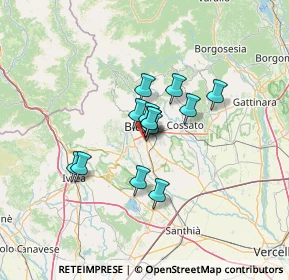 Mappa Via Carso, 13894 Gaglianico BI, Italia (8.49385)