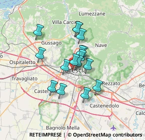 Mappa Via dei Mille, 25123 Brescia BS, Italia (4.91313)