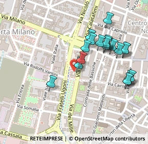 Mappa Via dei Mille, 25123 Brescia BS, Italia (0.245)