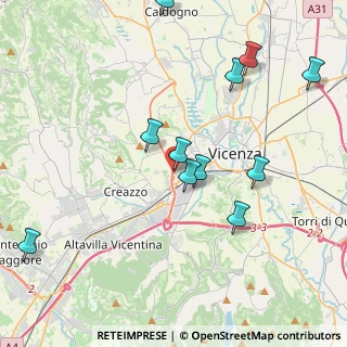 Mappa Via Ernesto Teodoro Moneta, 36100 Vicenza VI, Italia (4.30455)