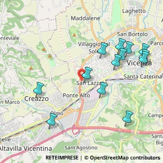 Mappa Via Ernesto Teodoro Moneta, 36100 Vicenza VI, Italia (2.35923)