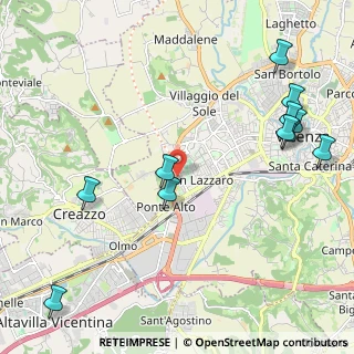 Mappa Via Ernesto Teodoro Moneta, 36100 Vicenza VI, Italia (2.65364)