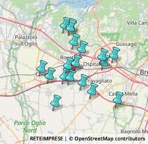 Mappa Via Campanella, 25038 Rovato BS, Italia (5.81167)
