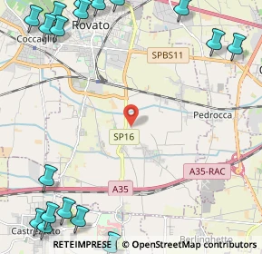 Mappa Via Campanella, 25038 Rovato BS, Italia (3.7275)