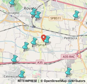 Mappa Via Campanella, 25038 Rovato BS, Italia (3.09857)