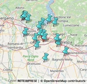 Mappa Via Campanella, 25038 Rovato BS, Italia (12.02222)