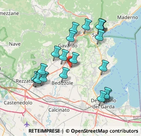 Mappa Via Gasparo da Salò, 25080 Calvagese della Riviera BS, Italia (7.322)