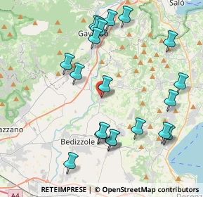 Mappa Via Gasparo da Salò, 25080 Calvagese della Riviera BS, Italia (4.408)