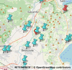Mappa Via Gasparo da Salò, 25080 Calvagese della Riviera BS, Italia (5.729)