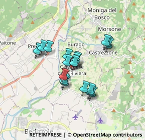 Mappa Via Gasparo da Salò, 25080 Calvagese della Riviera BS, Italia (1.261)