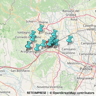 Mappa Via Ferreto de Ferreti, 36100 Vicenza VI, Italia (8.26071)