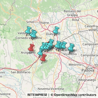 Mappa Via Ferreto de Ferreti, 36100 Vicenza VI, Italia (9.07059)
