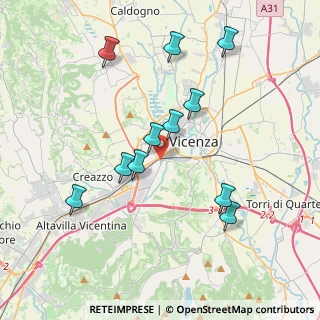Mappa Via Ferreto de Ferreti, 36100 Vicenza VI, Italia (3.75545)