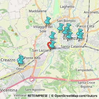 Mappa Via Ferreto de Ferreti, 36100 Vicenza VI, Italia (1.91273)