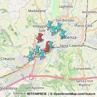 Mappa Via Ferreto de Ferreti, 36100 Vicenza VI, Italia (1.19636)