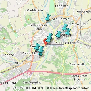 Mappa Via Ferreto de Ferreti, 36100 Vicenza VI, Italia (1.19455)
