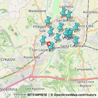 Mappa Via Ferreto de Ferreti, 36100 Vicenza VI, Italia (1.74846)
