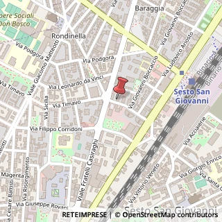 Mappa Via Davide Campari, 72, 20099 Sesto San Giovanni, Milano (Lombardia)