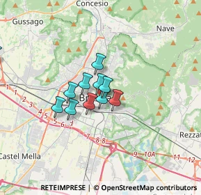 Mappa Via dei Musei, 25121 Brescia BS, Italia (2.845)