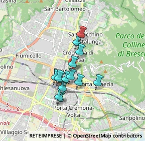 Mappa Via dei Musei, 25121 Brescia BS, Italia (1.21429)