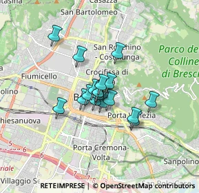 Mappa Via dei Musei, 25121 Brescia BS, Italia (1.00889)