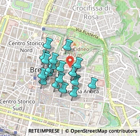 Mappa Via dei Musei, 25121 Brescia BS, Italia (0.327)