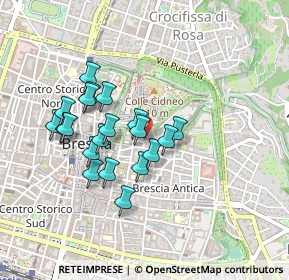 Mappa Via dei Musei, 25121 Brescia BS, Italia (0.3785)