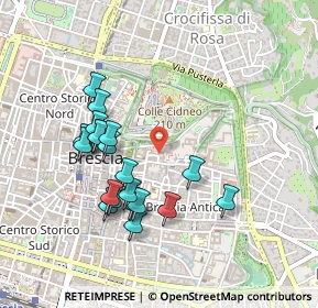 Mappa Via dei Musei, 25121 Brescia BS, Italia (0.443)