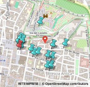 Mappa Via dei Musei, 25121 Brescia BS, Italia (0.228)