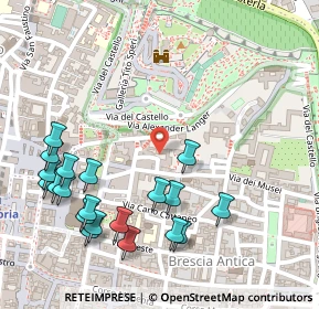 Mappa Via dei Musei, 25121 Brescia BS, Italia (0.304)