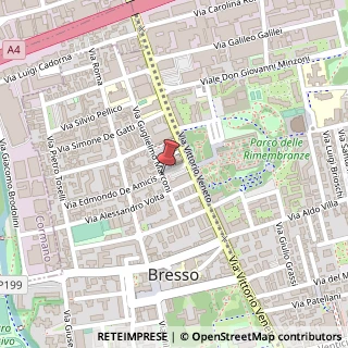 Mappa Via Guglielmo Marconi,  28, 20095 Bresso, Milano (Lombardia)