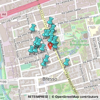 Mappa Piazzale del Cimitero, 20091 Bresso MI, Italia (0.1505)