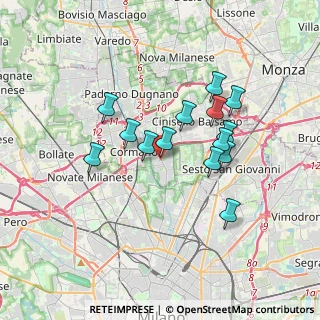 Mappa Piazzale del Cimitero, 20091 Bresso MI, Italia (2.97143)