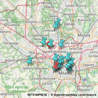 Mappa Via Piave, 20021 Bollate MI, Italia (7.4375)