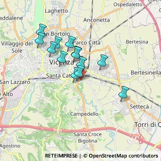 Mappa Via Giulio Zanecchin, 36100 Vicenza VI, Italia (1.51462)