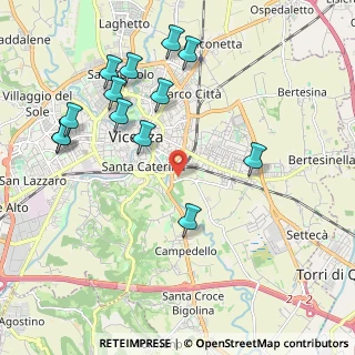 Mappa Via Giulio Zanecchin, 36100 Vicenza VI, Italia (2.26615)