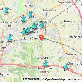 Mappa Via Giulio Zanecchin, 36100 Vicenza VI, Italia (2.43917)