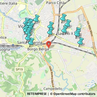 Mappa Via Giulio Zanecchin, 36100 Vicenza VI, Italia (1.12)