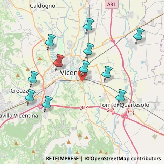 Mappa Via Giulio Zanecchin, 36100 Vicenza VI, Italia (4.18182)