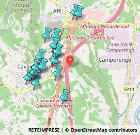 Mappa Autostrada A22 Dir. Nord Km 207, 37010 Cavaion Veronese VR, Italia (0.9045)