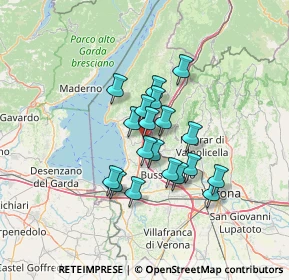 Mappa Autostrada A22 Dir. Nord Km 207, 37010 Cavaion Veronese VR, Italia (9.92895)