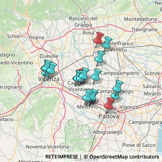 Mappa Via Zuccola, 36043 Camisano Vicentino VI, Italia (11.05789)