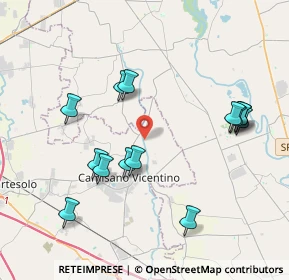 Mappa Via Zuccola, 36043 Camisano Vicentino VI, Italia (4.04071)