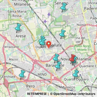 Mappa Via Tommaso Moro, 20021 Bollate MI, Italia (2.28091)