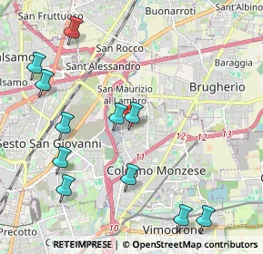 Mappa Via G.Birago, 20093 Cologno Monzese MI, Italia (2.43545)